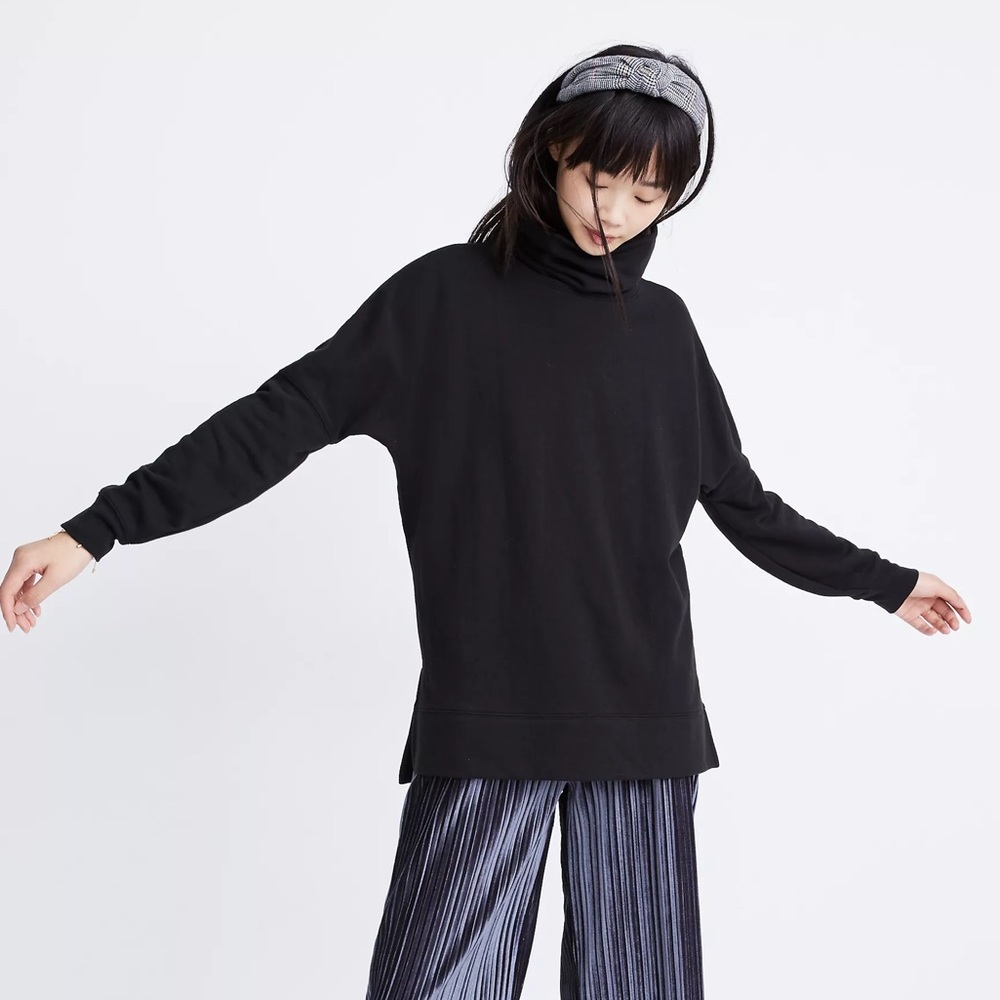 Madewell Turtleneck Tunic Sweatshirt